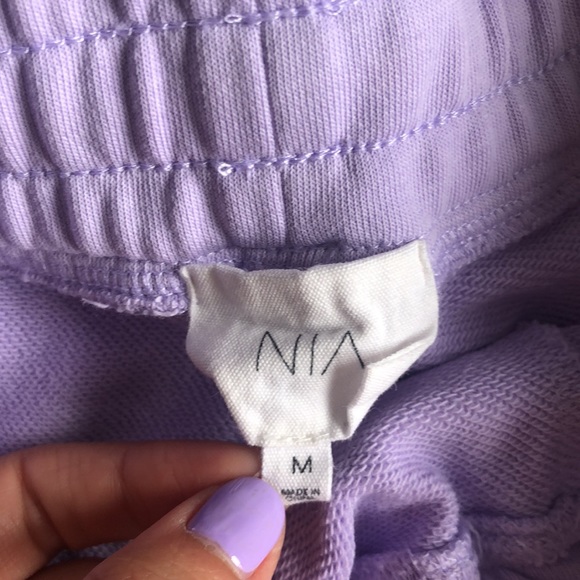 Purple Sweat shorts - Picture 2 of 4